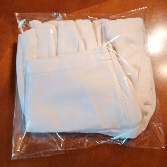 Lulus Truly Flirtatious Linen Pleated High-Rise Mini Skirt, Small, Ivory - Picture 10 of 10